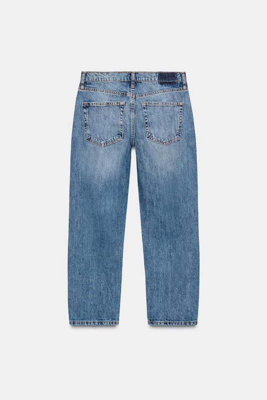 JEANS Z1975 CROPPED TIRO MEDIO