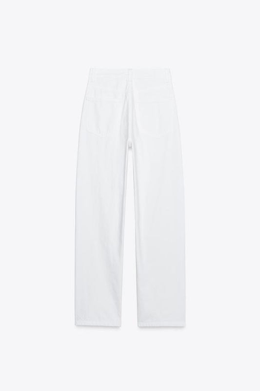 JEANS TRF MOM FIT TIRO ALTO