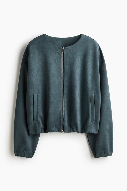 CHAQUETA OVERSIZE PUNTO