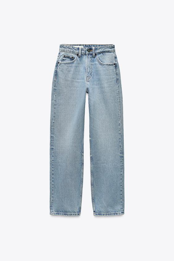 JEANS TRF MOM FIT TIRO ALTO - ZARA