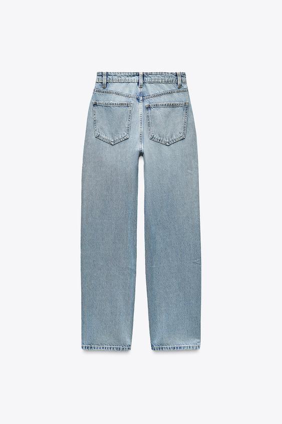 JEANS TRF MOM FIT TIRO ALTO - ZARA