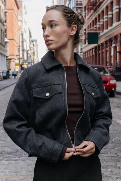 CHAQUETA SOFT CREMALLERA - ZARA