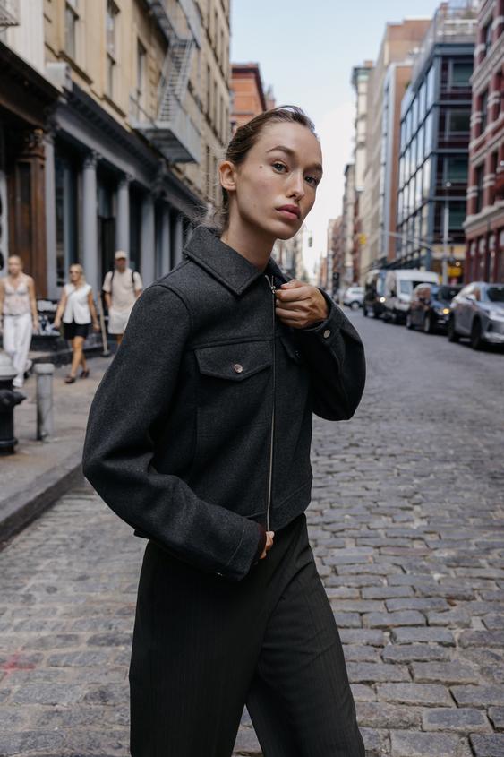 CHAQUETA SOFT CREMALLERA - ZARA