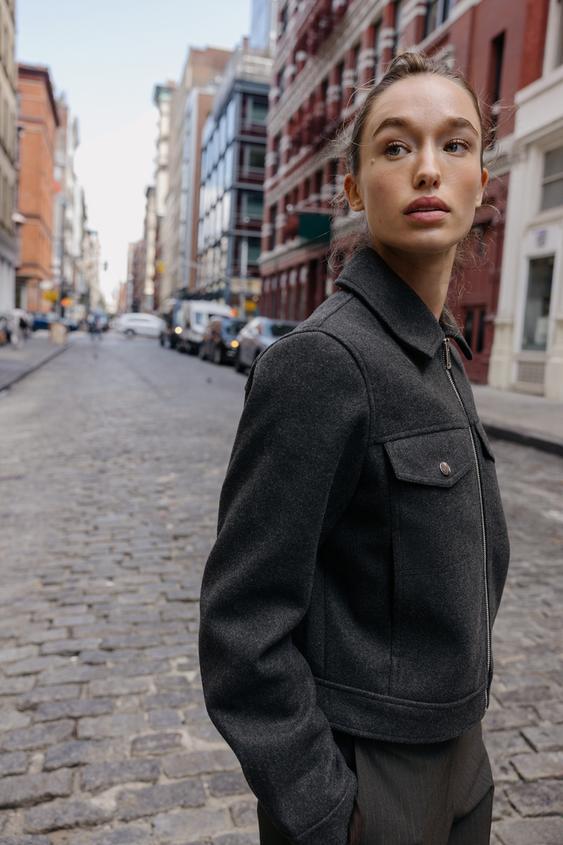 CHAQUETA SOFT CREMALLERA - ZARA