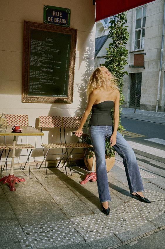 TOP PALABRA DE HONOR PEPLUM - ZARA