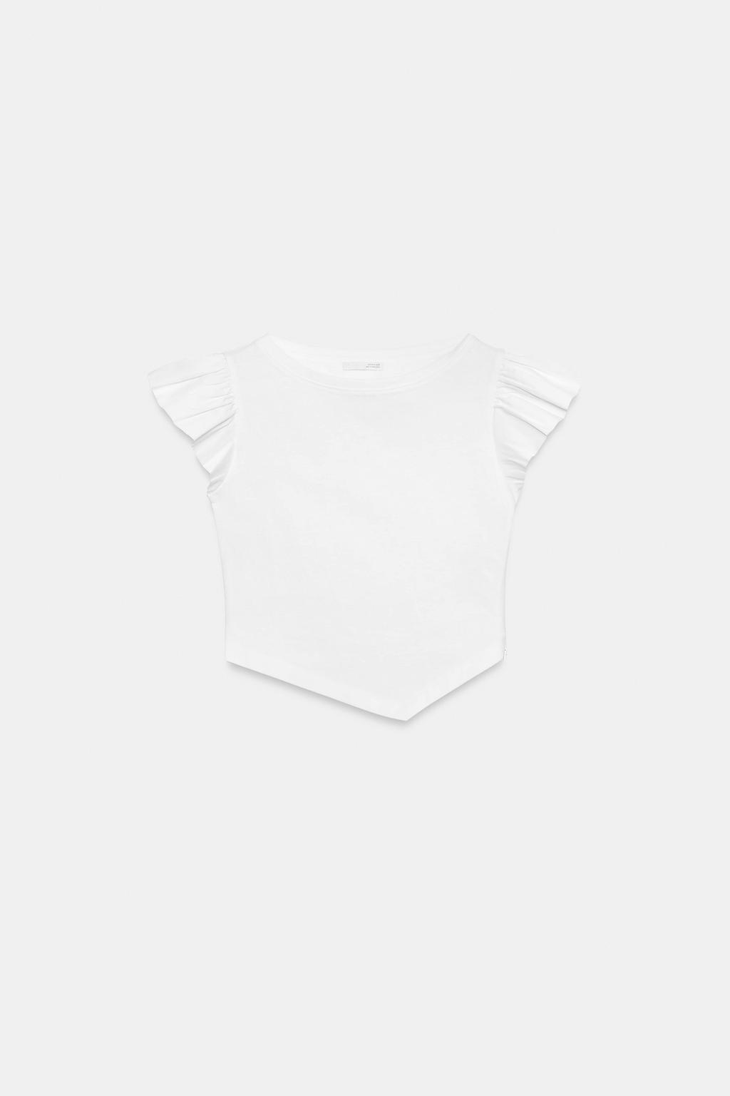 CAMISETA MANGA CORTA VOLANTES
