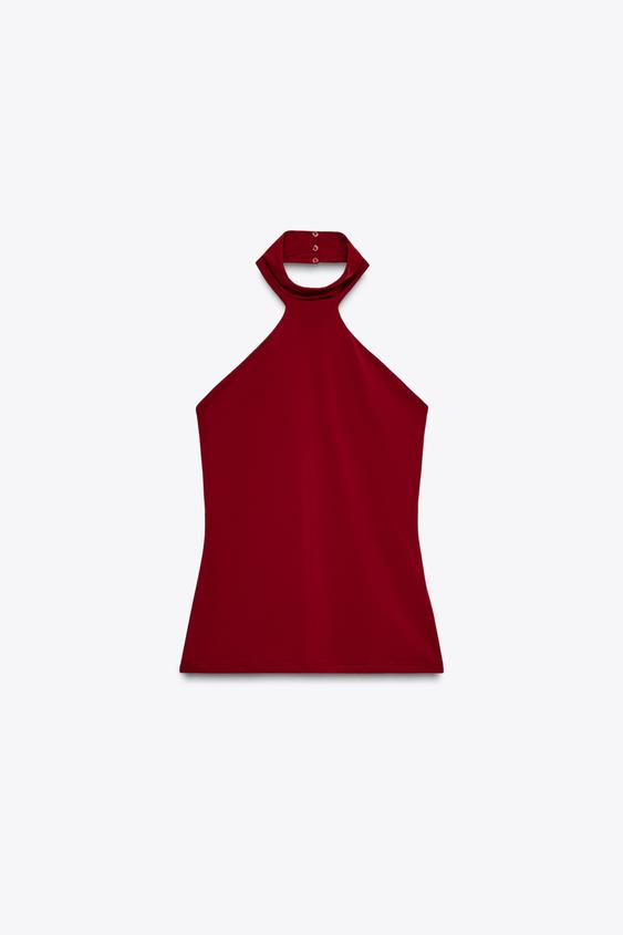 TOP HALTER POLIAMIDA - ZARA