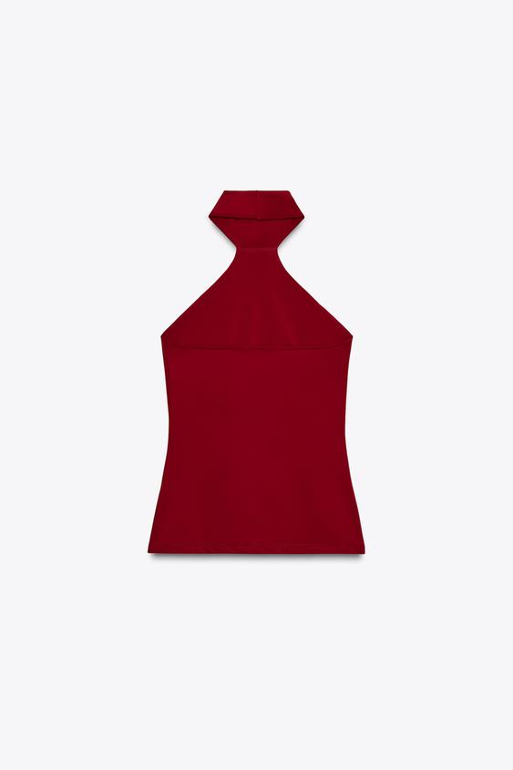TOP HALTER POLIAMIDA - ZARA