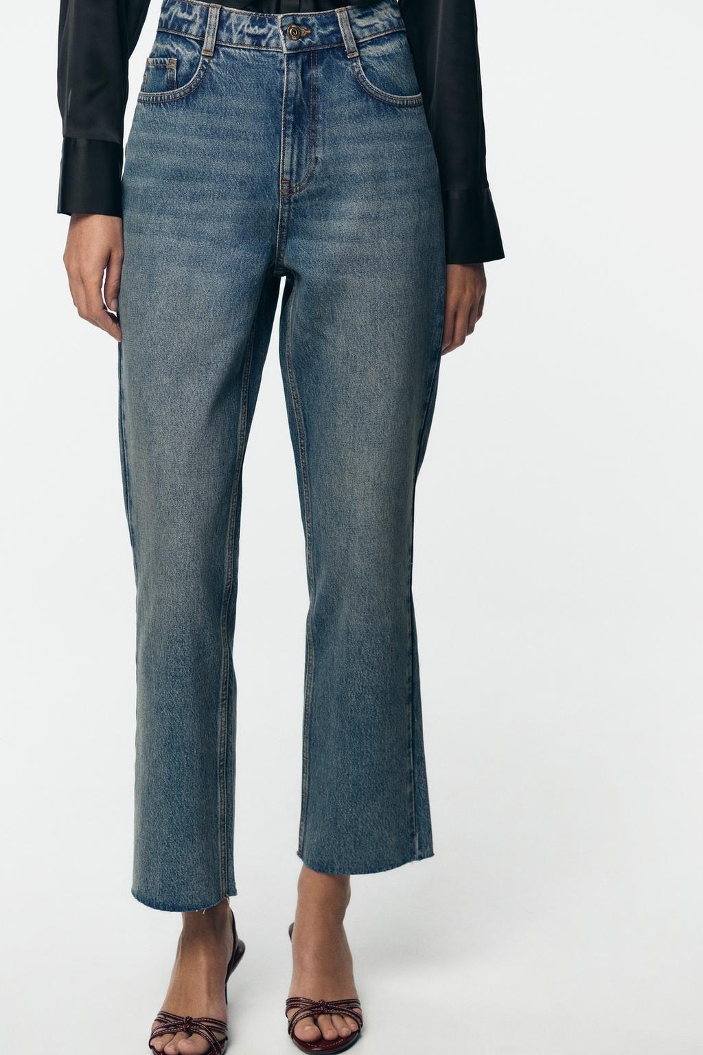 JEANS Z.02 STRAIGHT ANKLE TIRO ALTO - ZARA