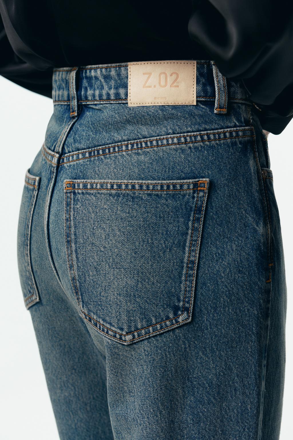 JEANS Z.02 STRAIGHT ANKLE TIRO ALTO - ZARA