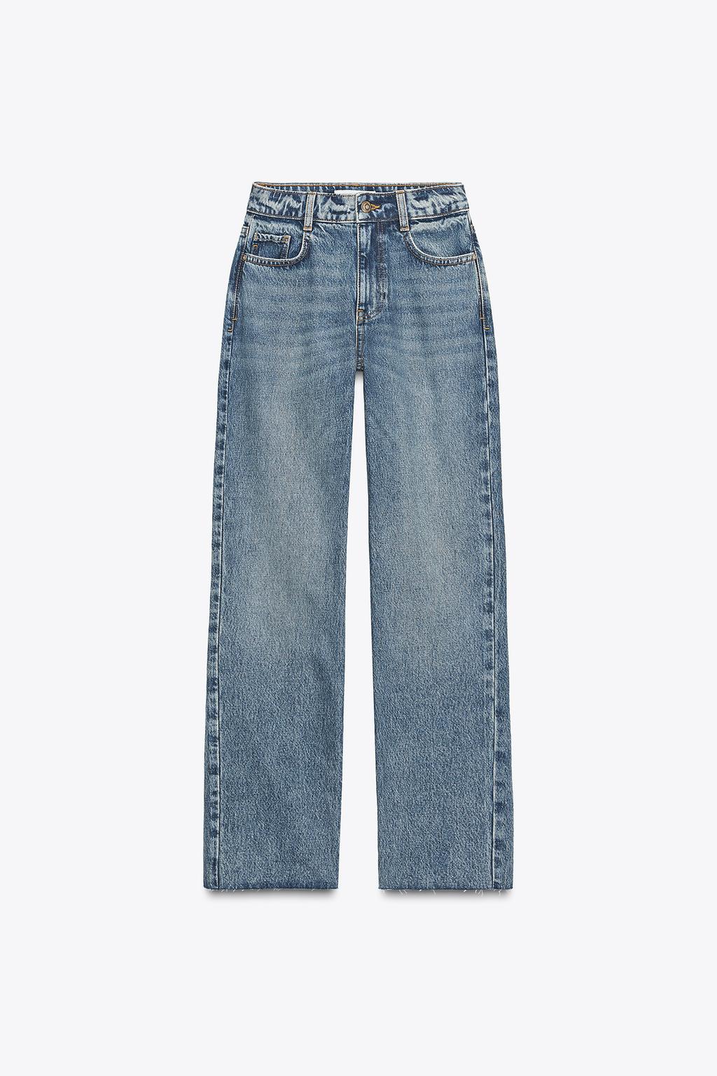 JEANS Z.02 STRAIGHT ANKLE TIRO ALTO - ZARA