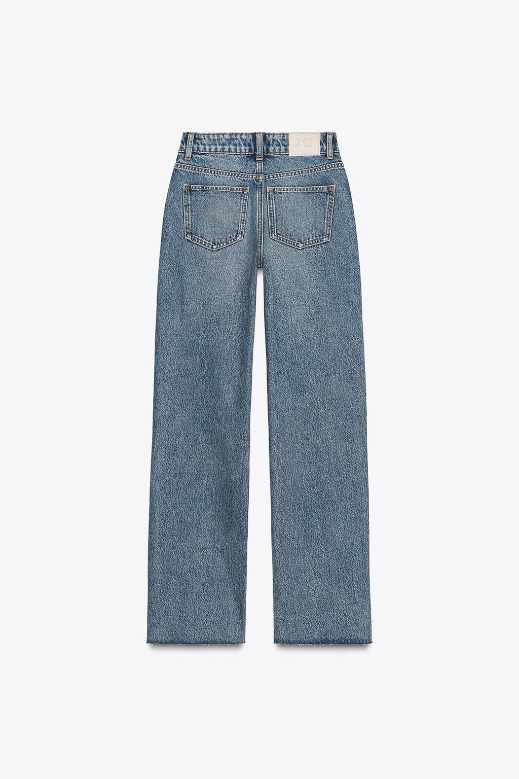 JEANS Z.02 STRAIGHT ANKLE TIRO ALTO - ZARA