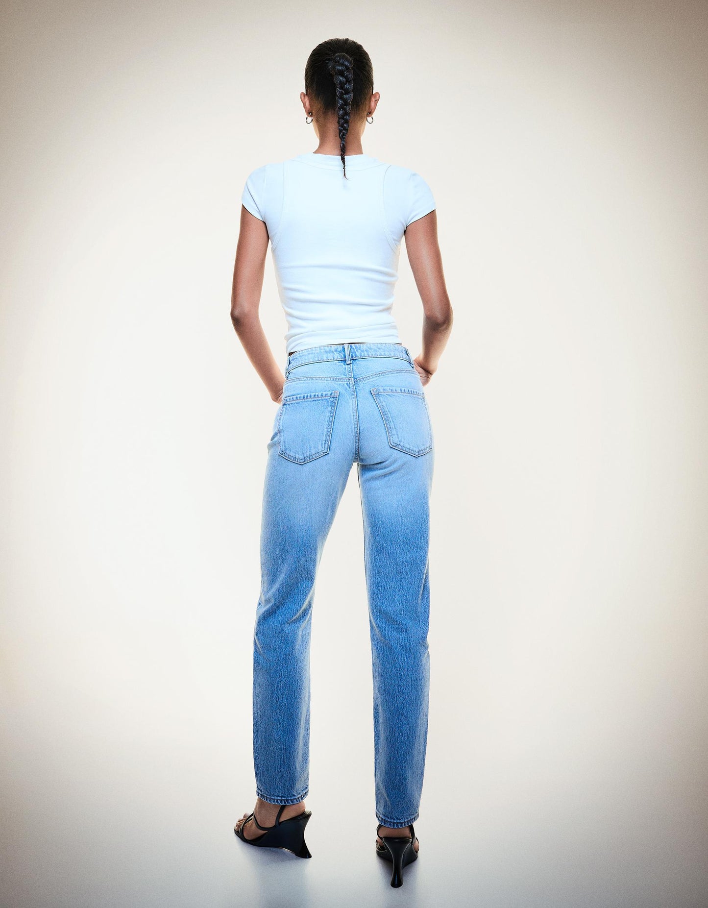 Jeans mom hi-rise confort
