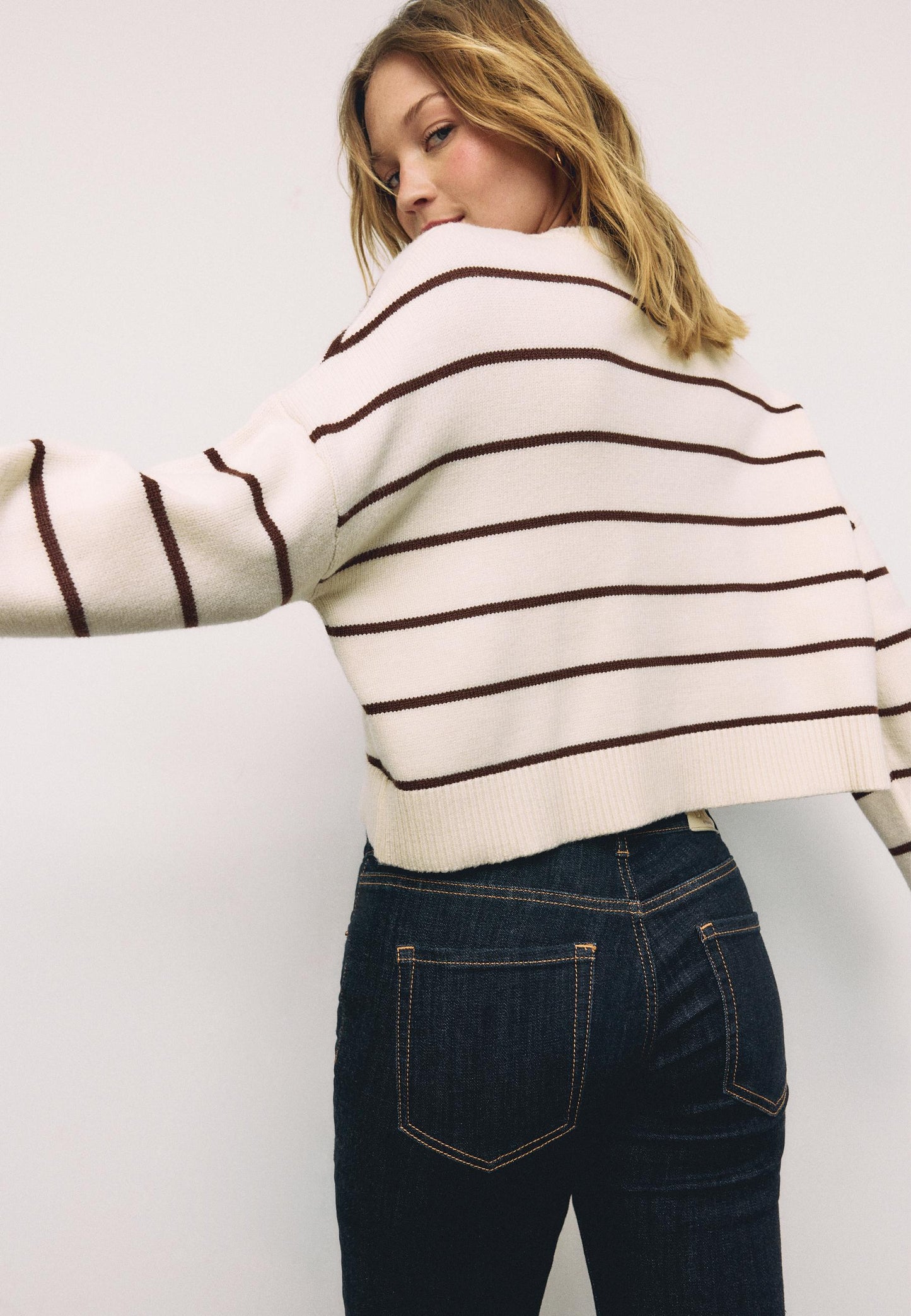 JERSEY PUNTO CROP RAYAS
