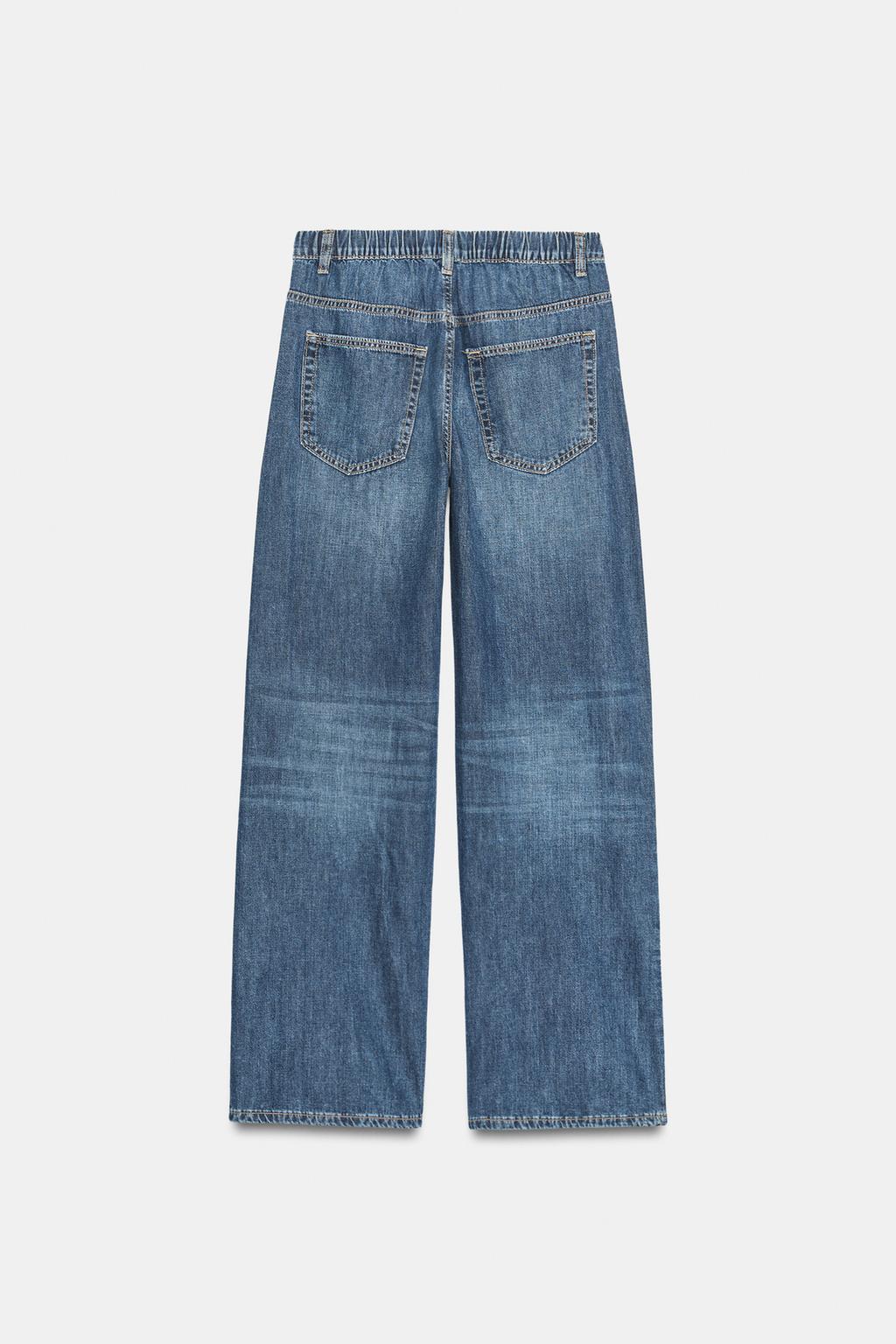 JEANS DENIM TRF RELAXED TIRO MEDIO