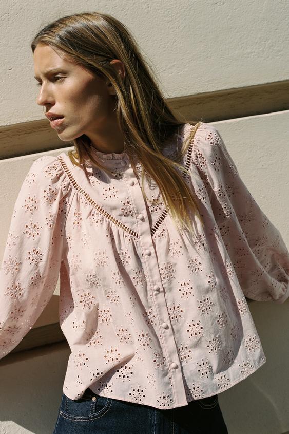 CAMISA BORDADOS PERFORADOS