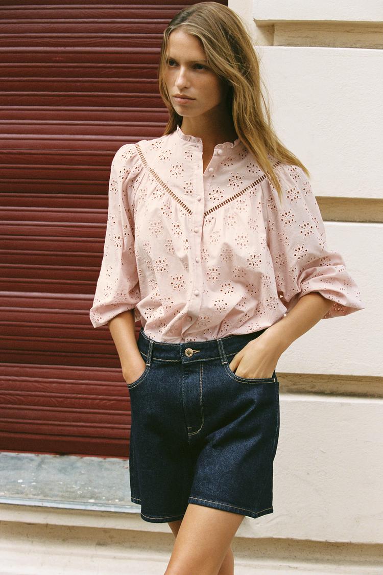 CAMISA BORDADOS PERFORADOS