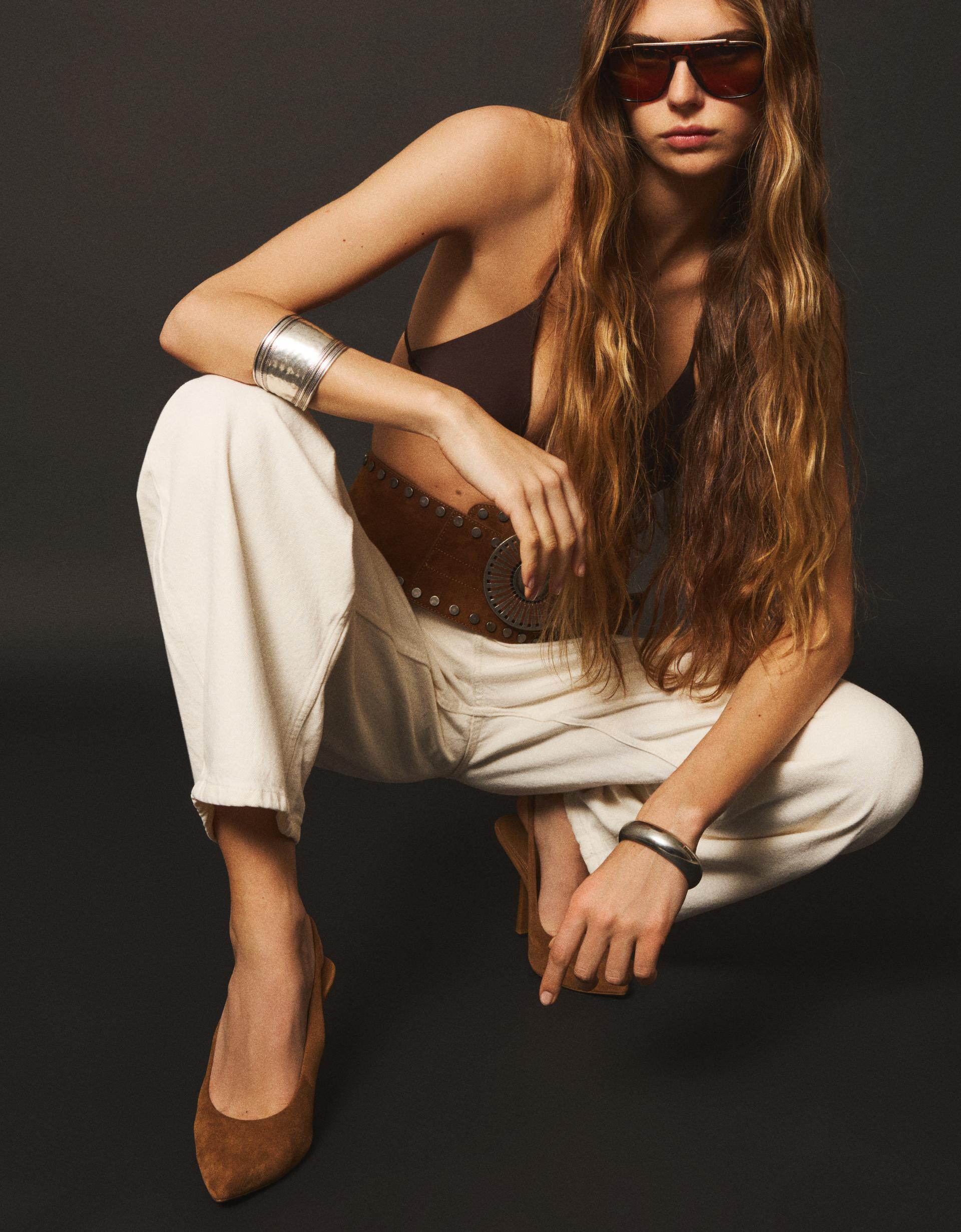 Zapato tacón destalonado - Bershka