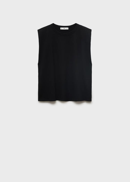 Camiseta hombreras manga corta