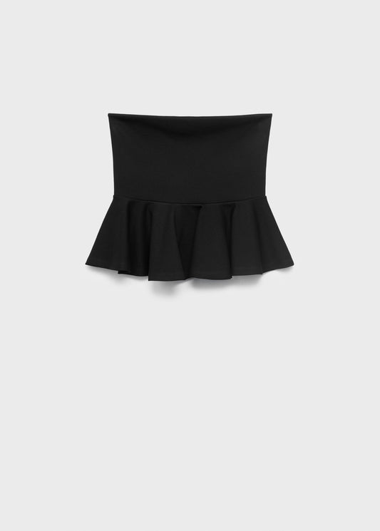Top peplum palabra de honor