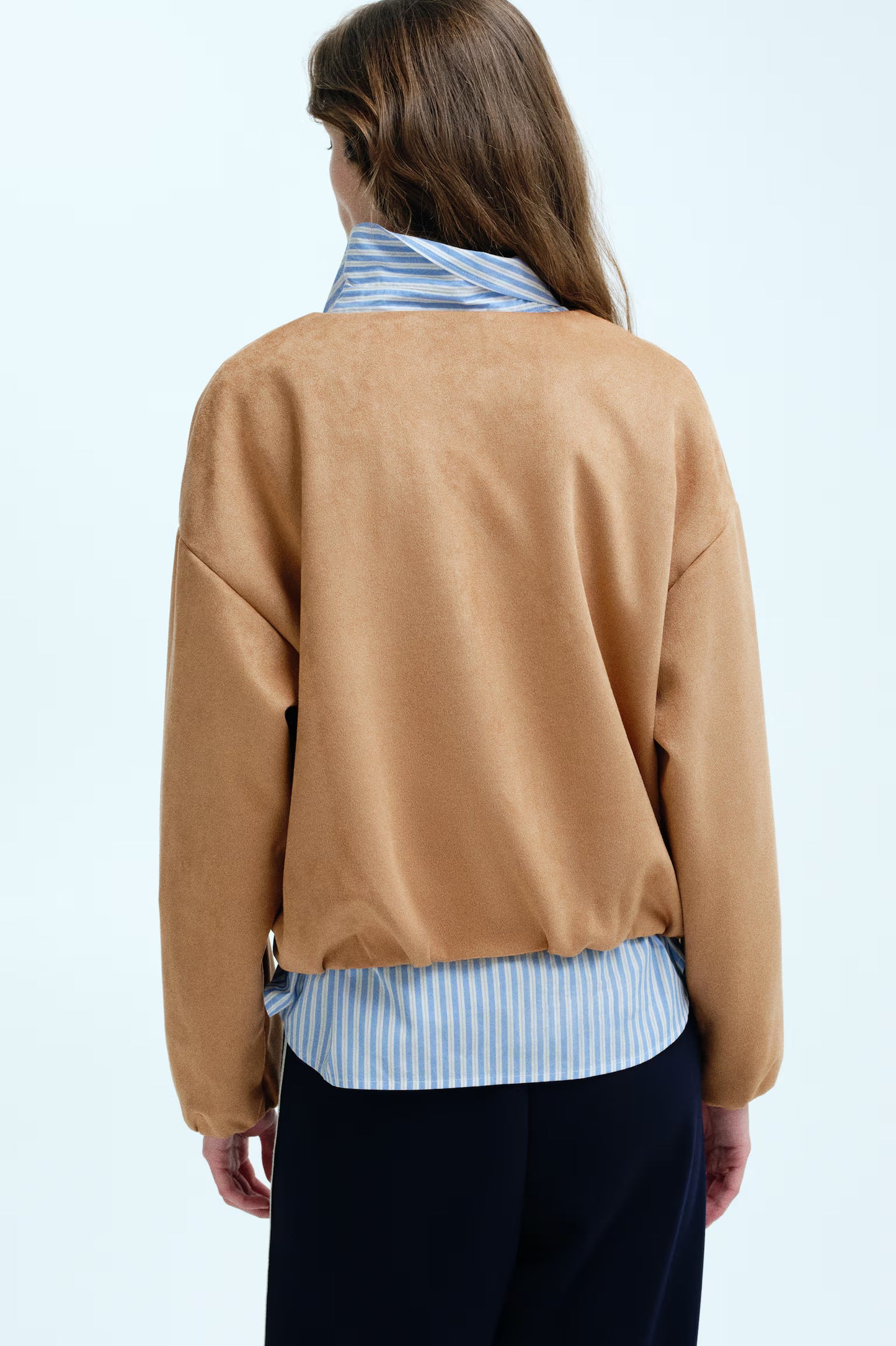 CHAQUETA OVERSIZE PUNTO