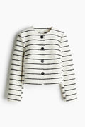 CHAQUETA CORTA A RAYAS - H&M