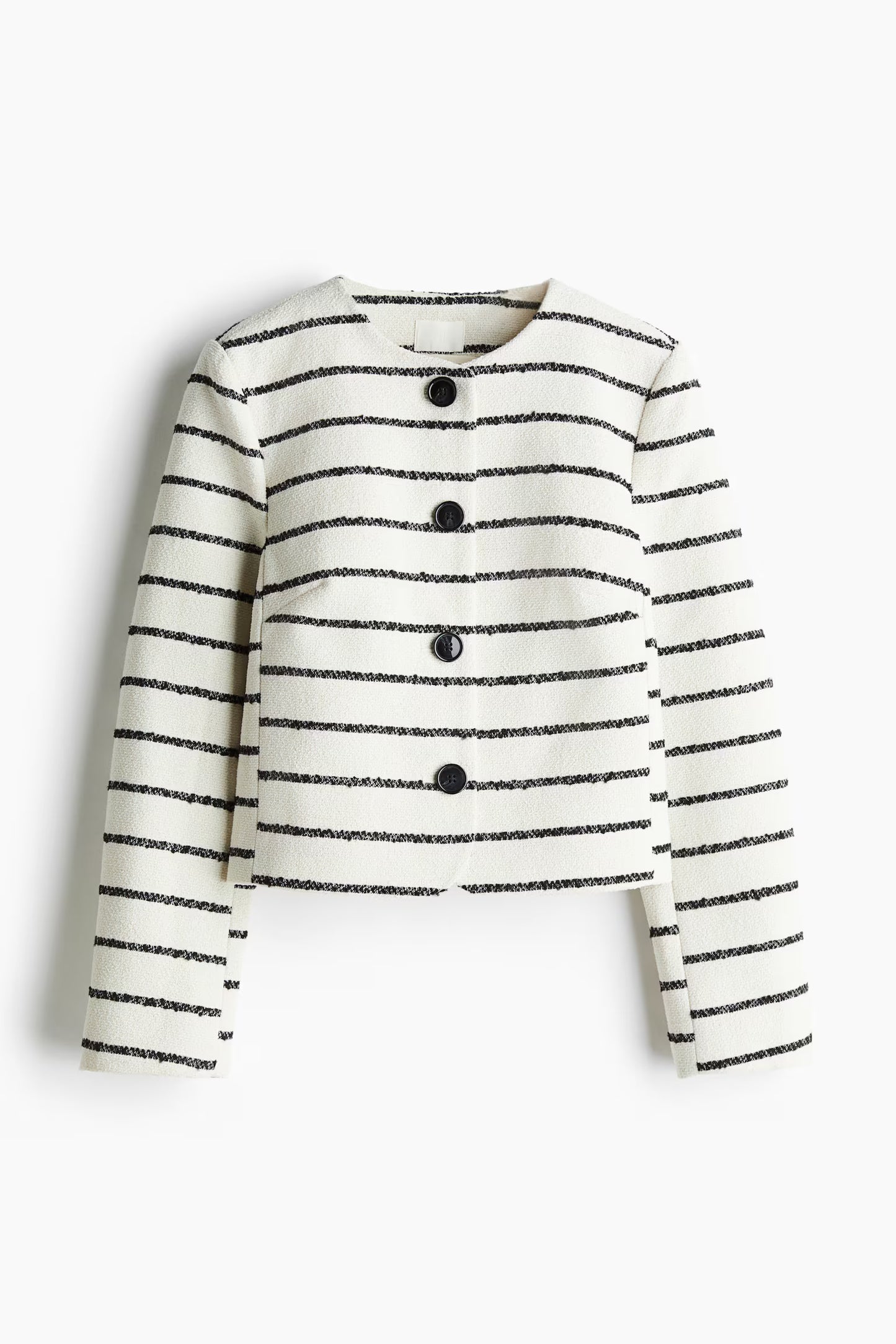CHAQUETA CORTA A RAYAS