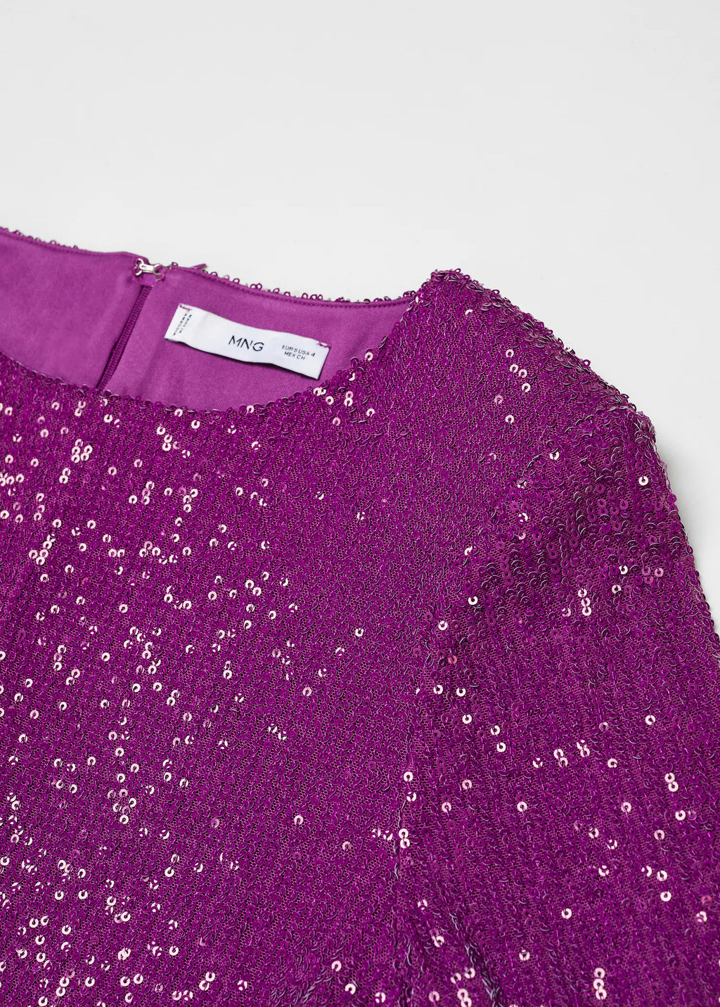 Vestido Lentejuelas - Mango