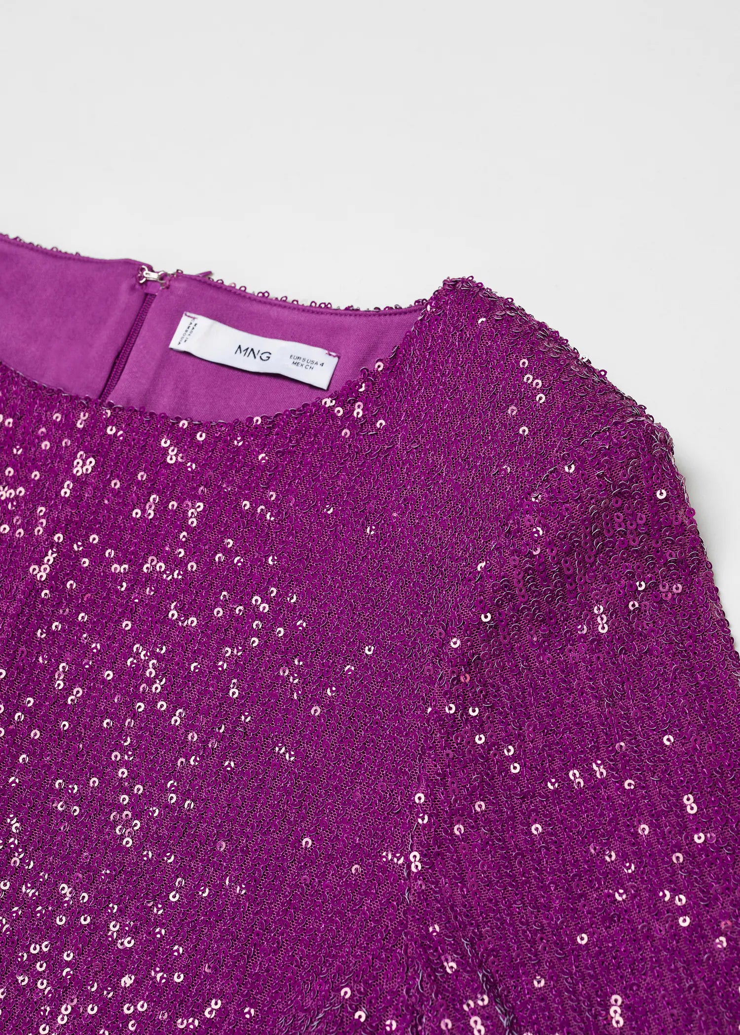 Vestido Lentejuelas - Mango