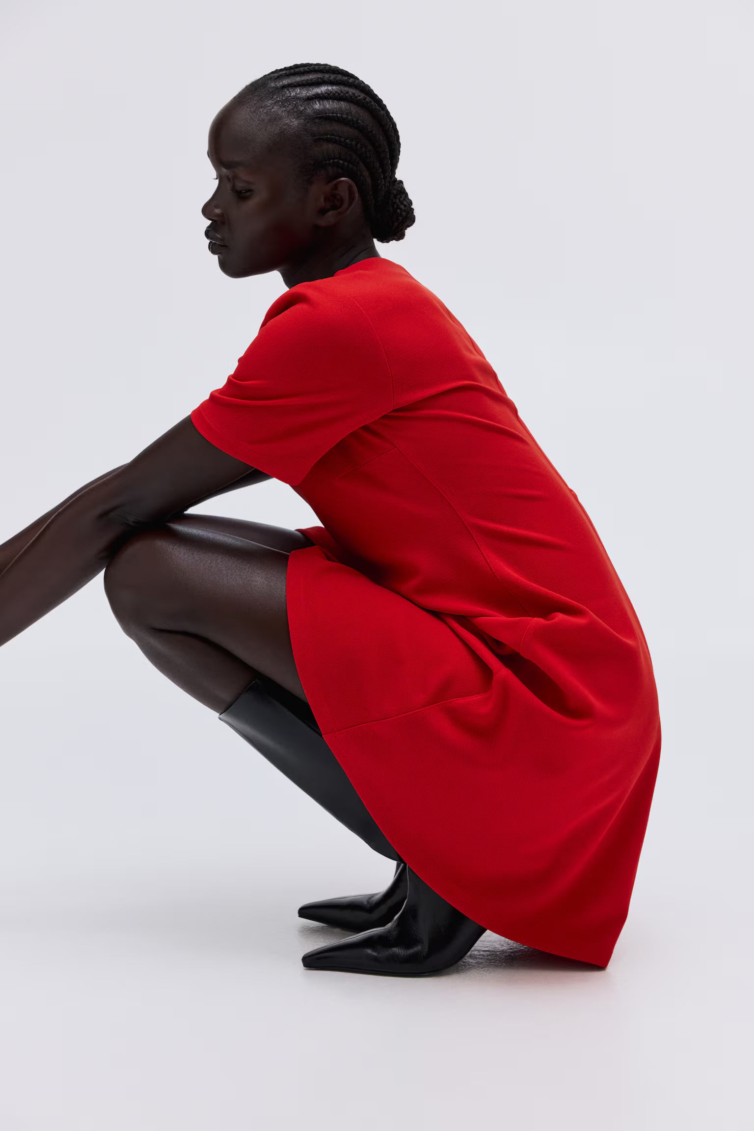 VESTIDO EN PUNTO ROMA - H&M