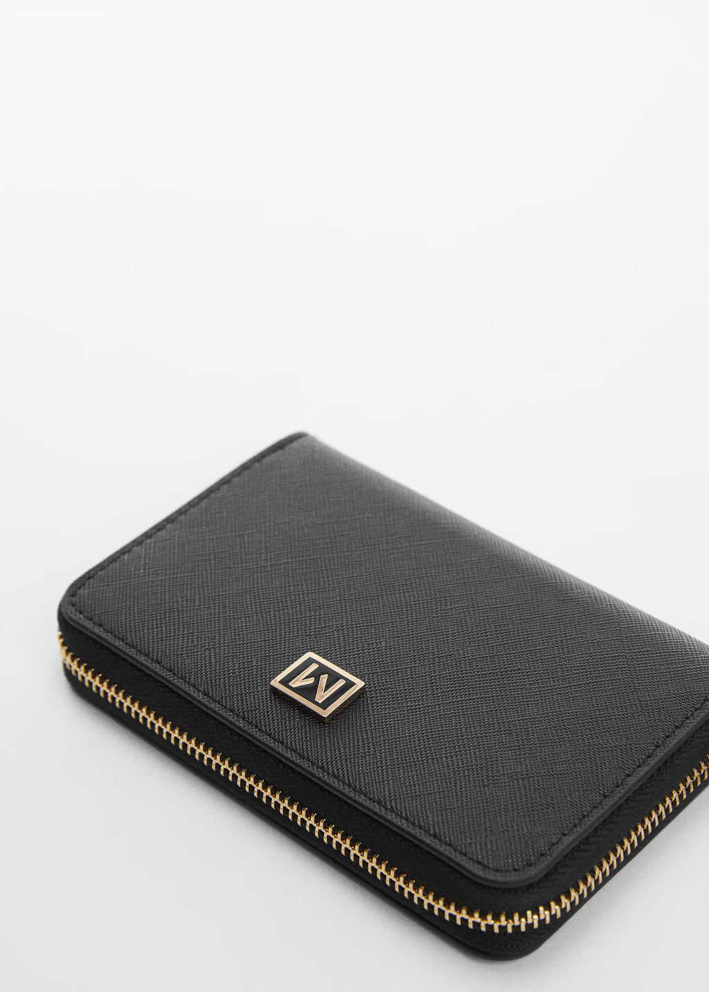 Billetera efecto safiano - Mango