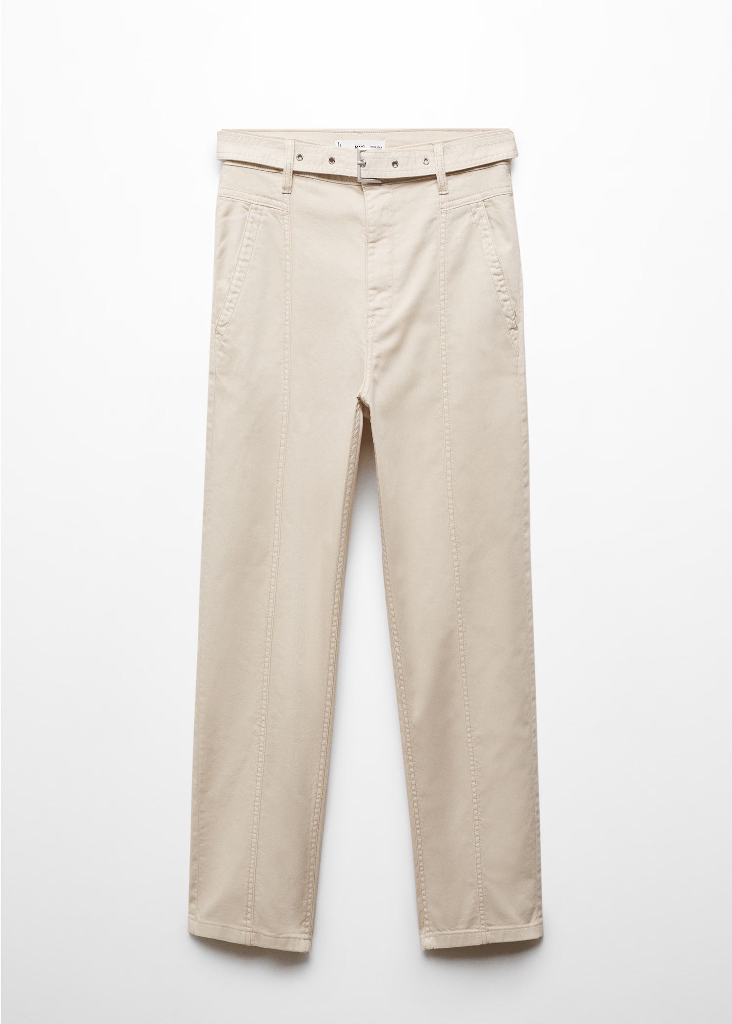 Jeans slouchy cinturón vuelta - Mango