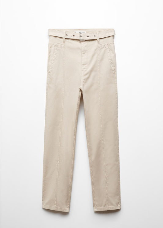 Jeans slouchy cinturón vuelta