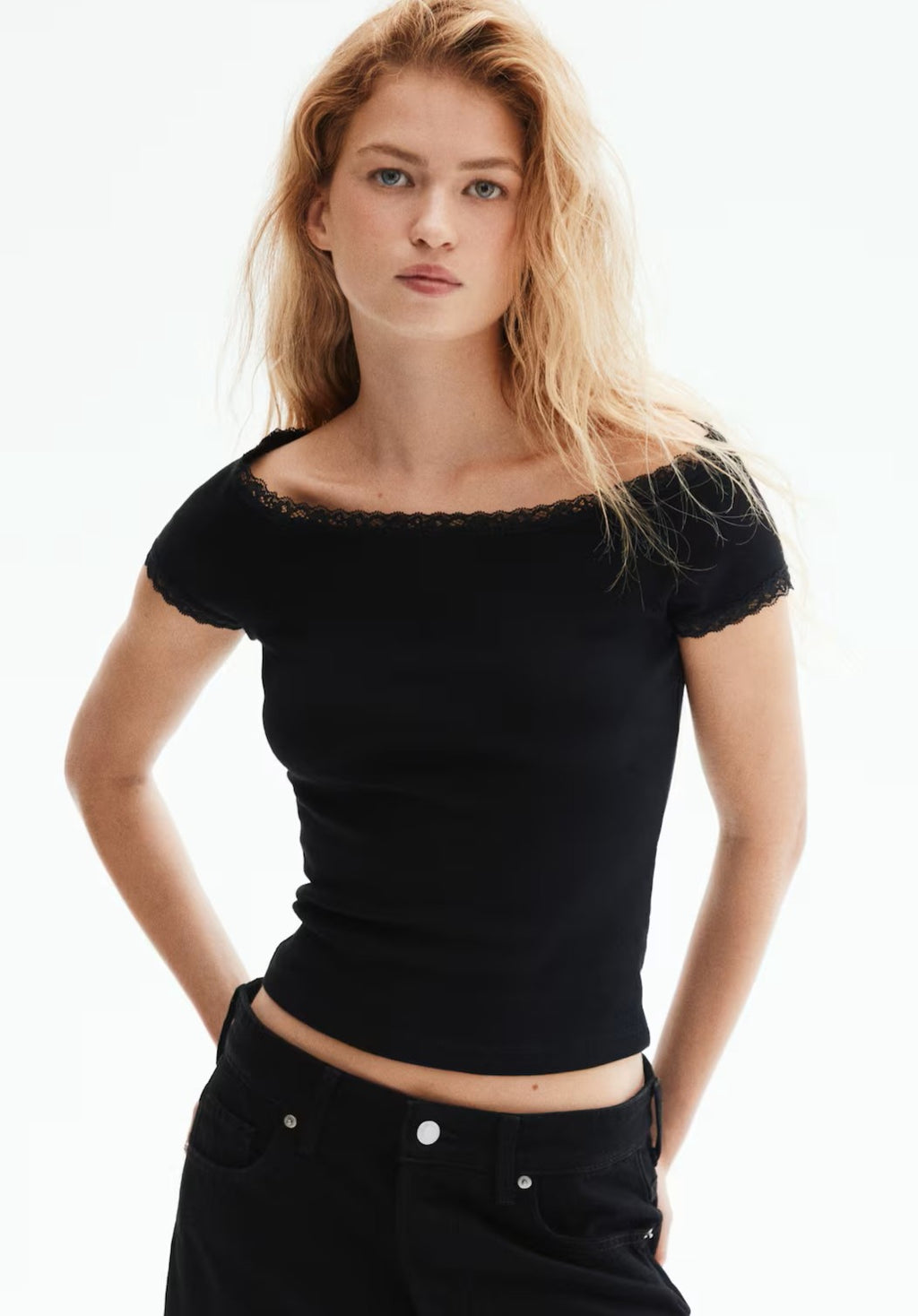 Top off-the-shoulder - H&M