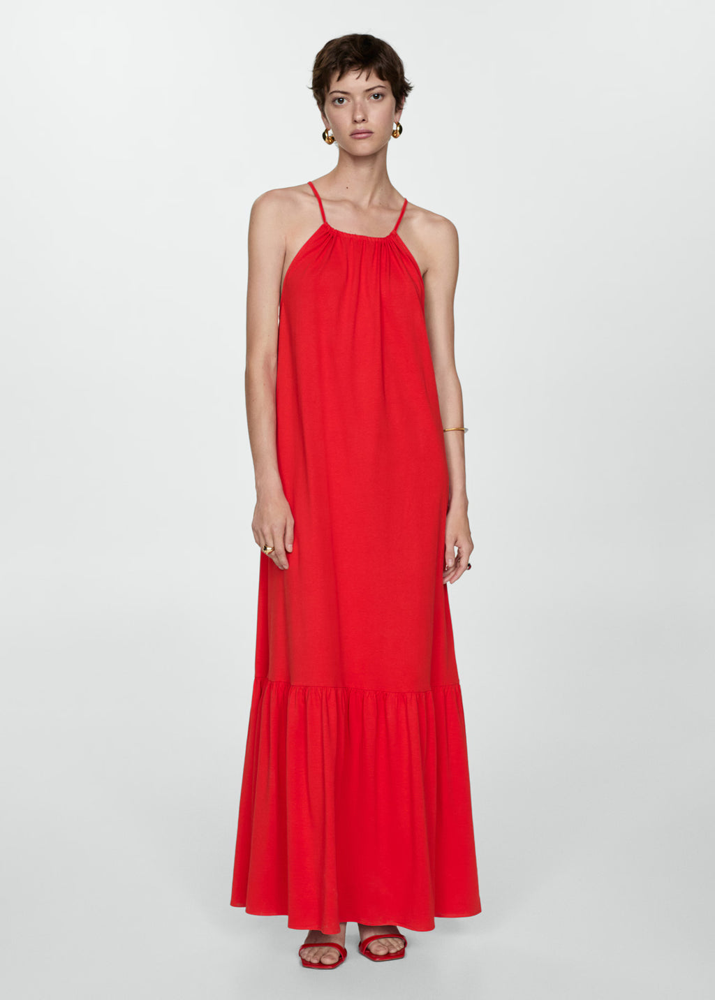 Vestido largo algodón - Mango