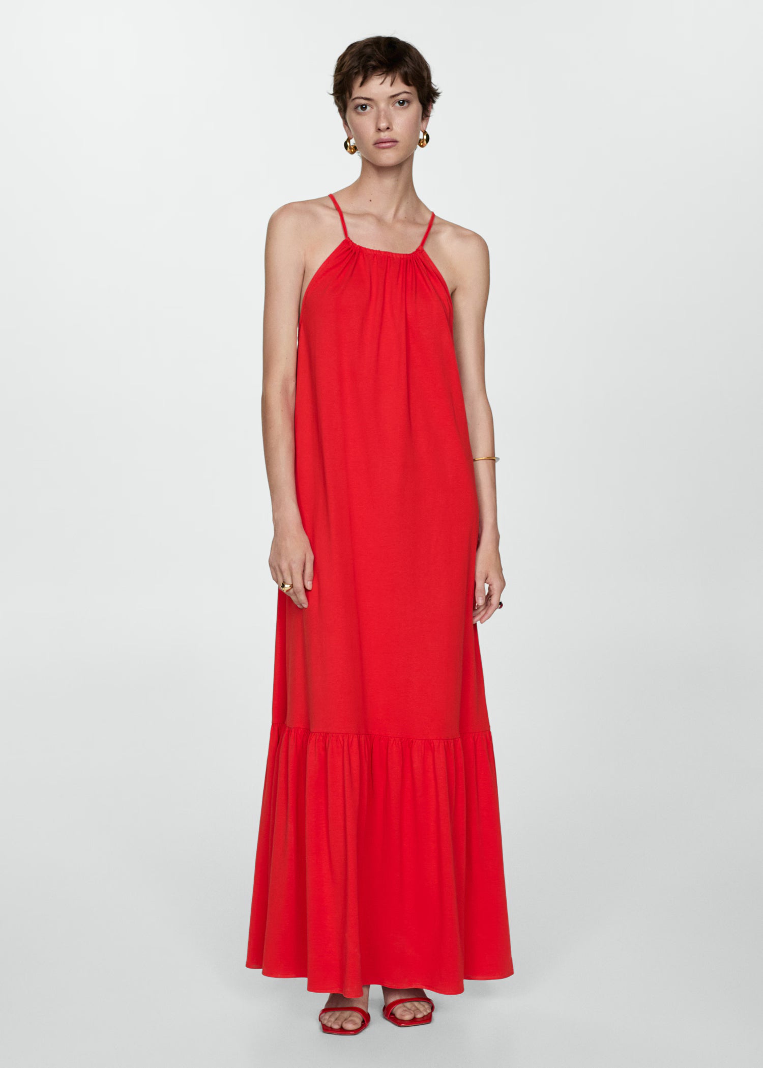 Vestido largo algodón - Mango