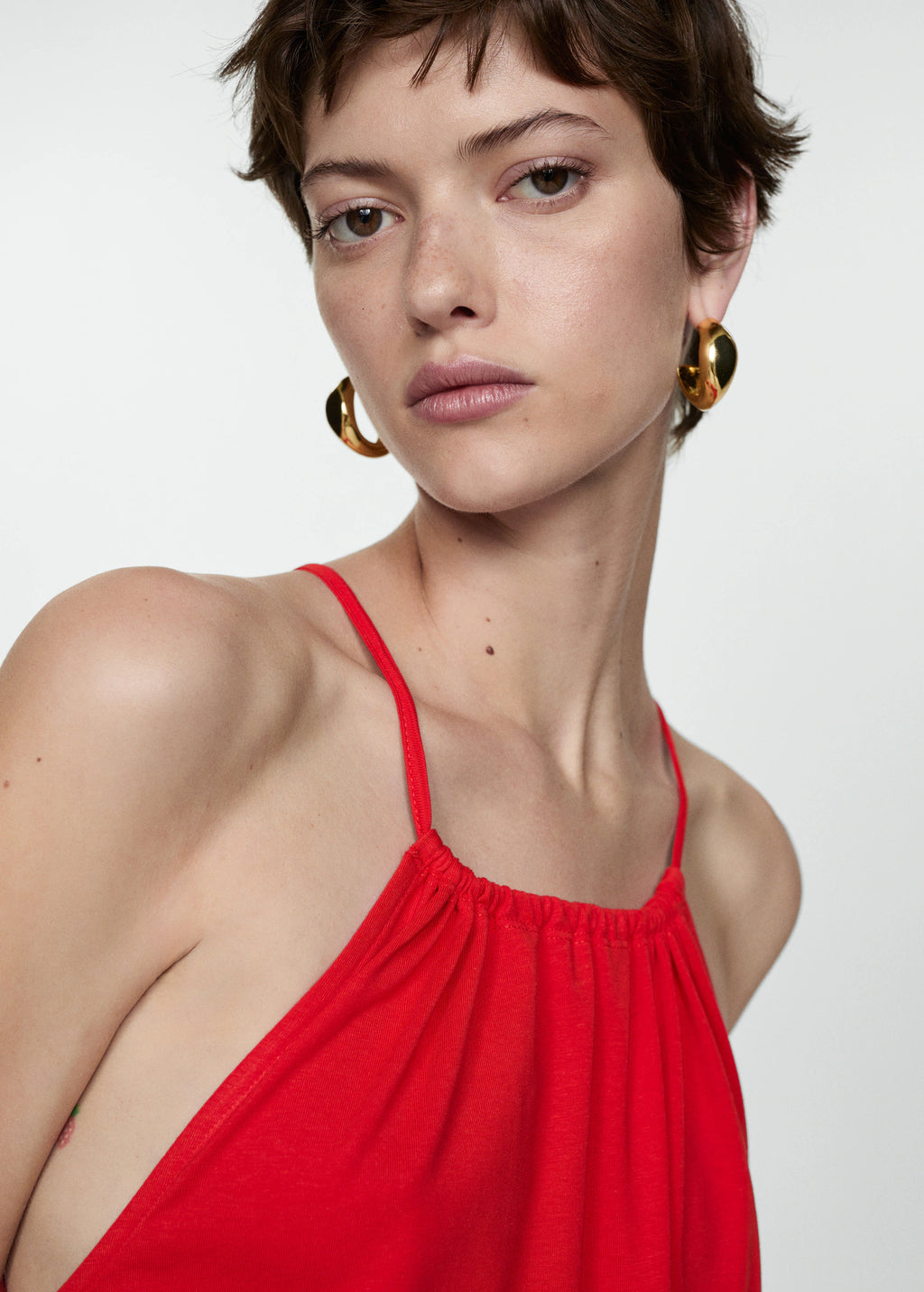 Vestido largo algodón - Mango