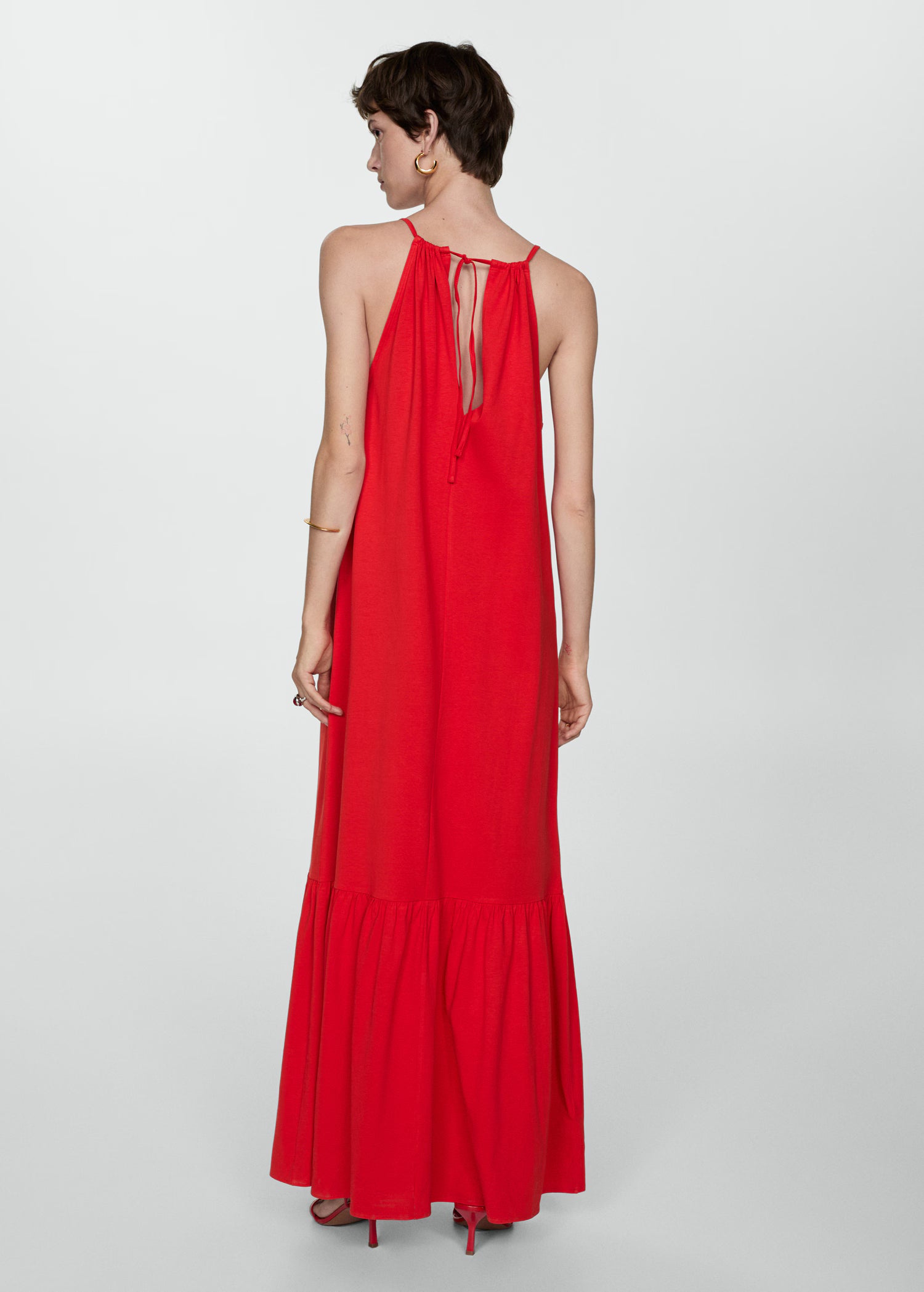 Vestido largo algodón - Mango