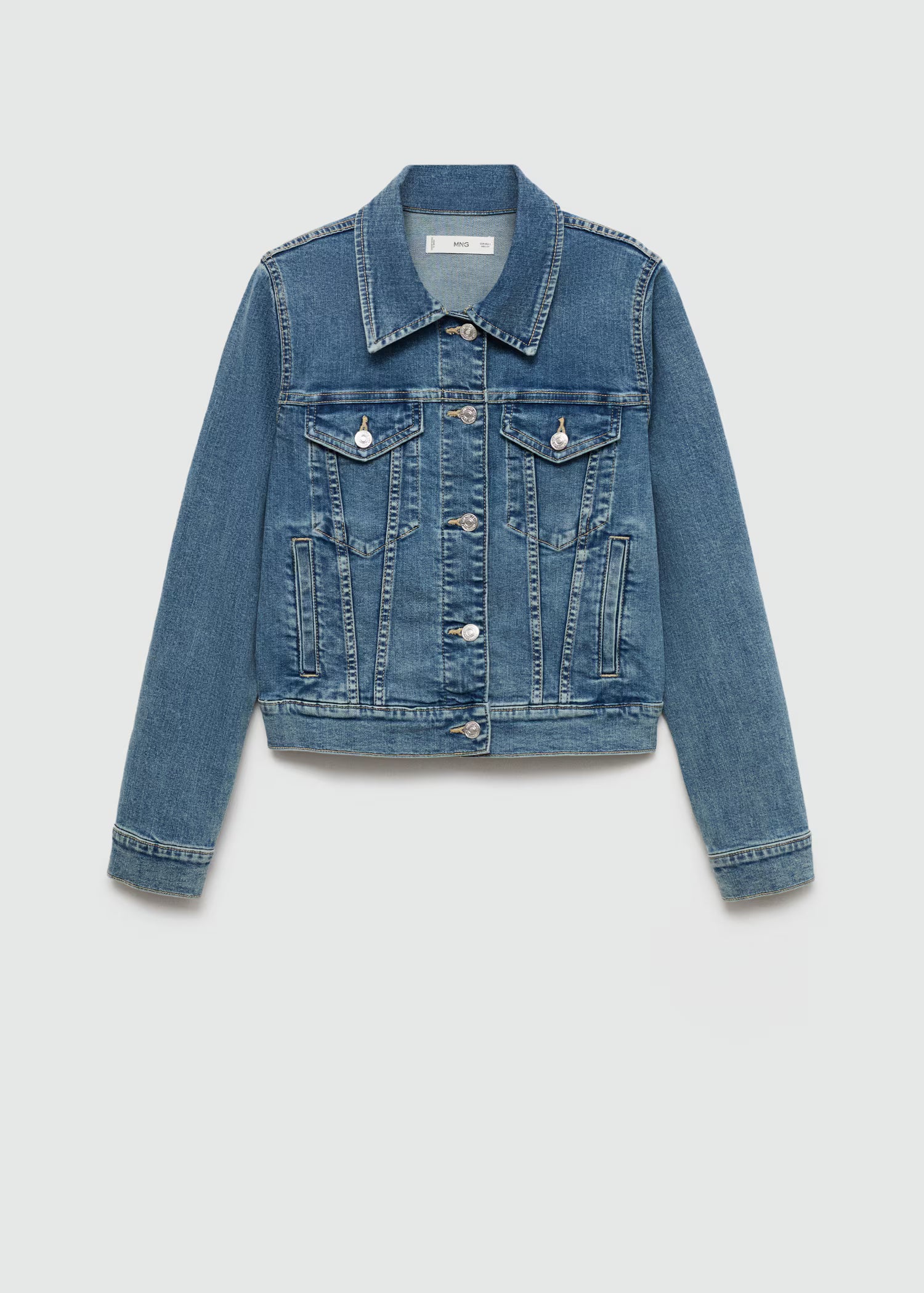 Cazadora vaquera bolsillos - Mango