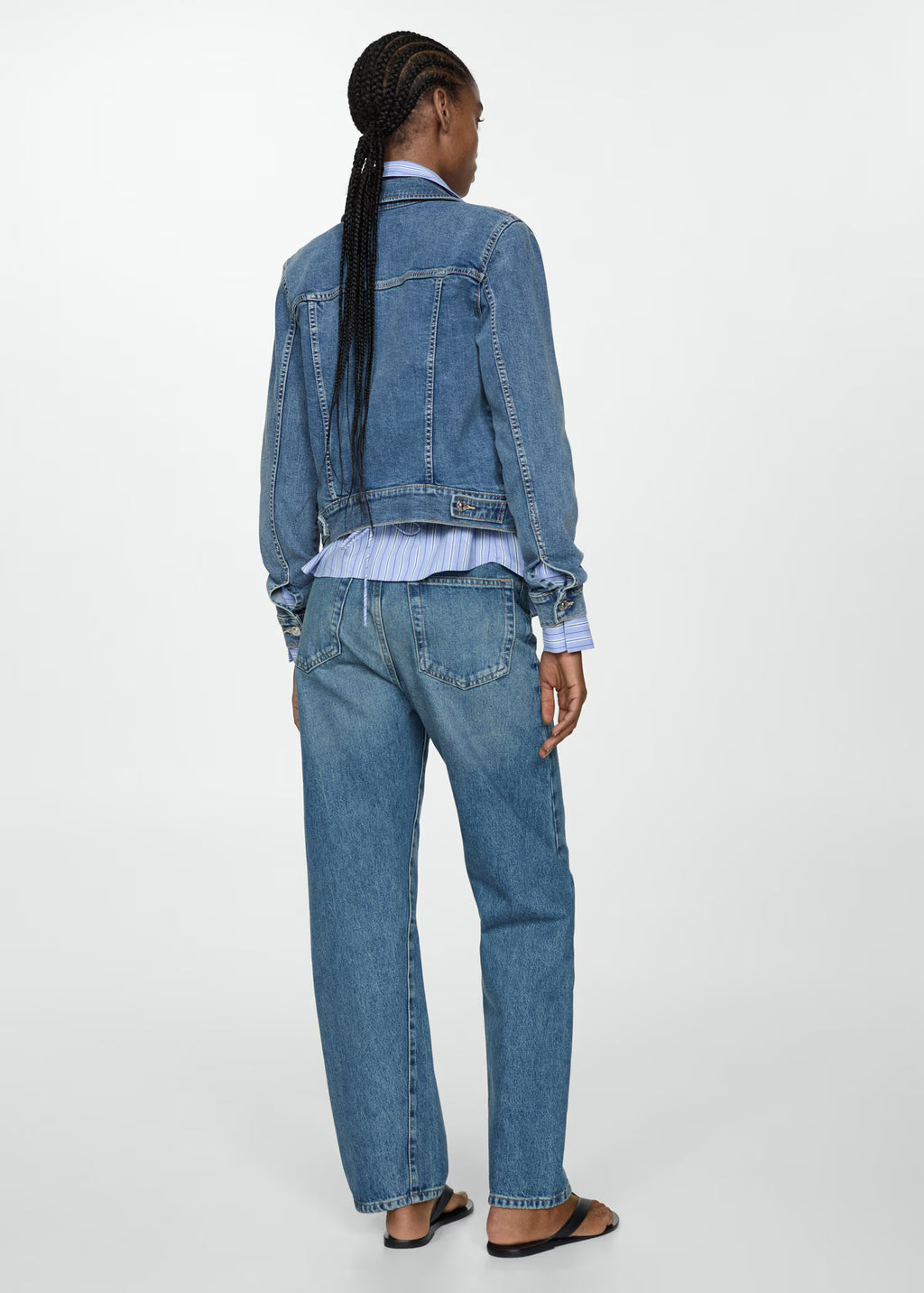 Cazadora vaquera bolsillos - Mango