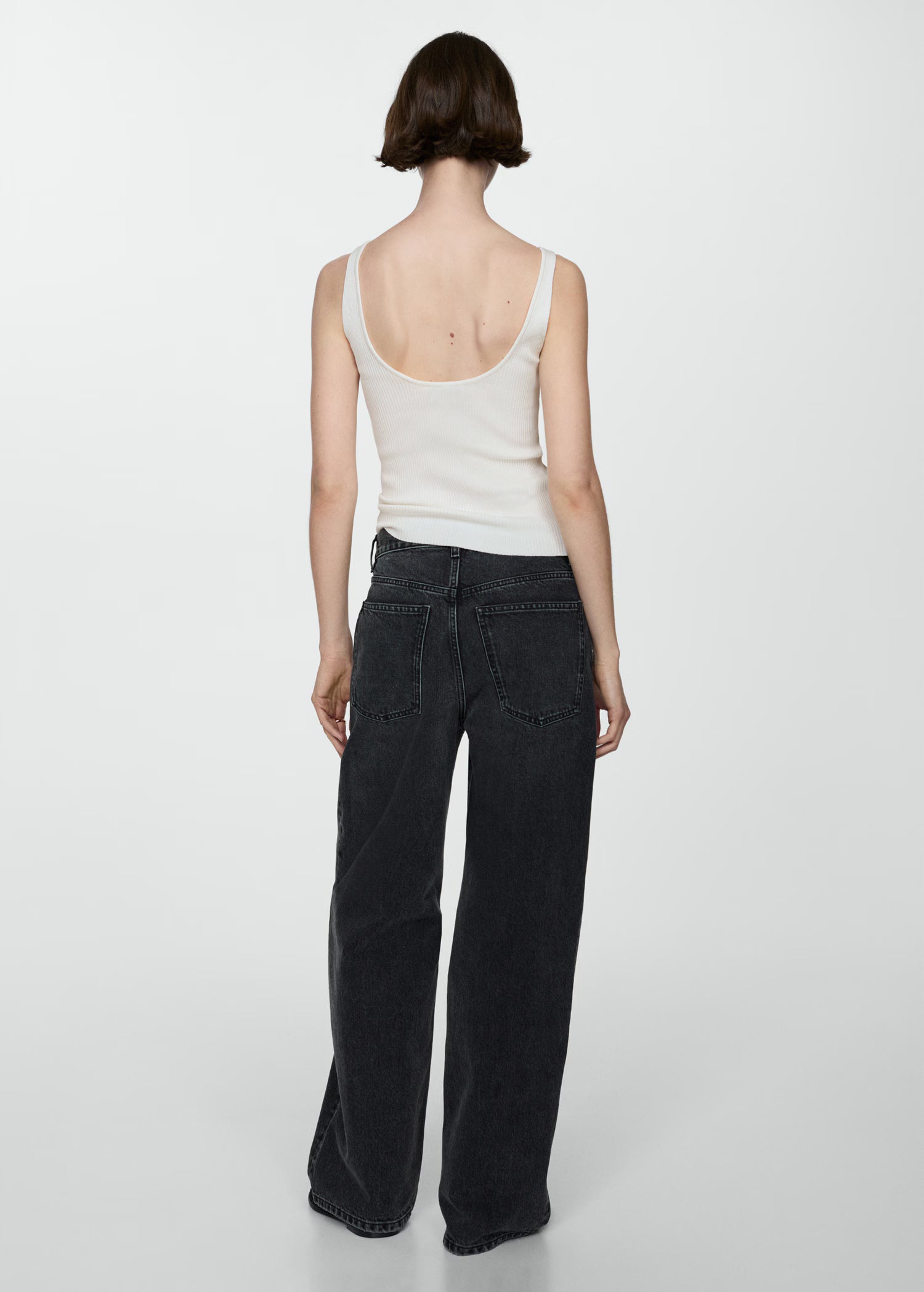 Top punto tirantes - Mango