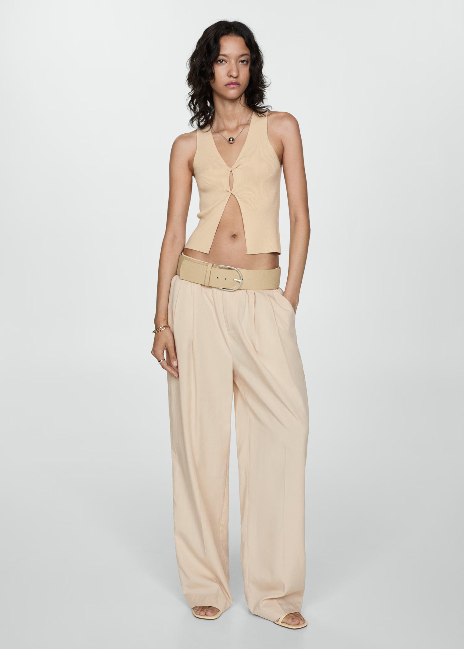 Top detalle abertura - Mango