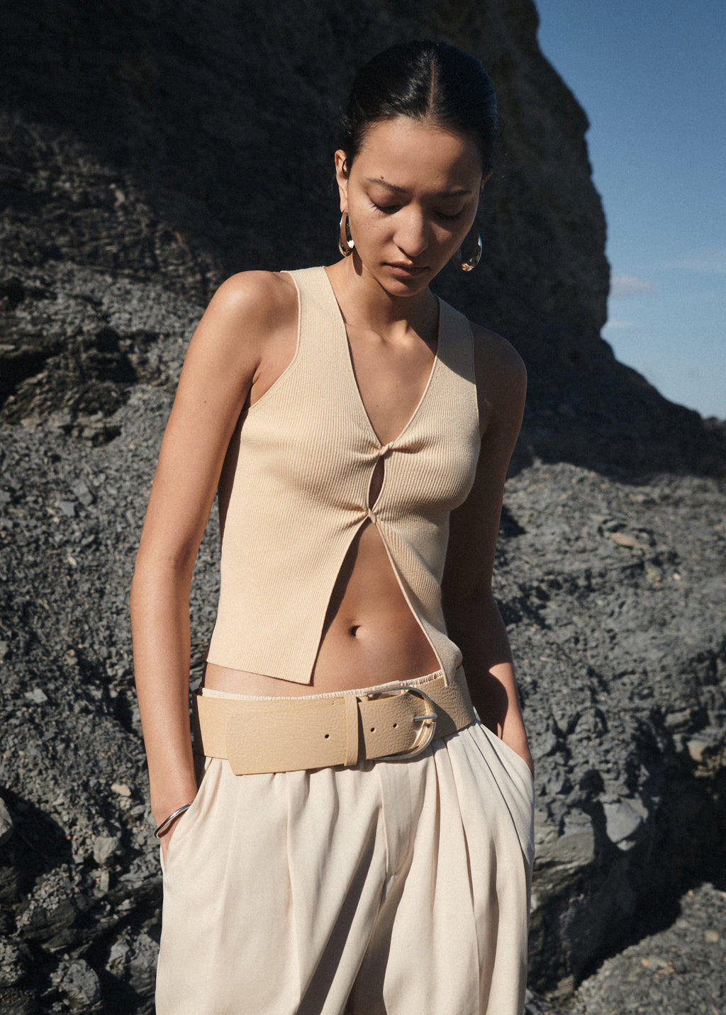 Top detalle abertura - Mango