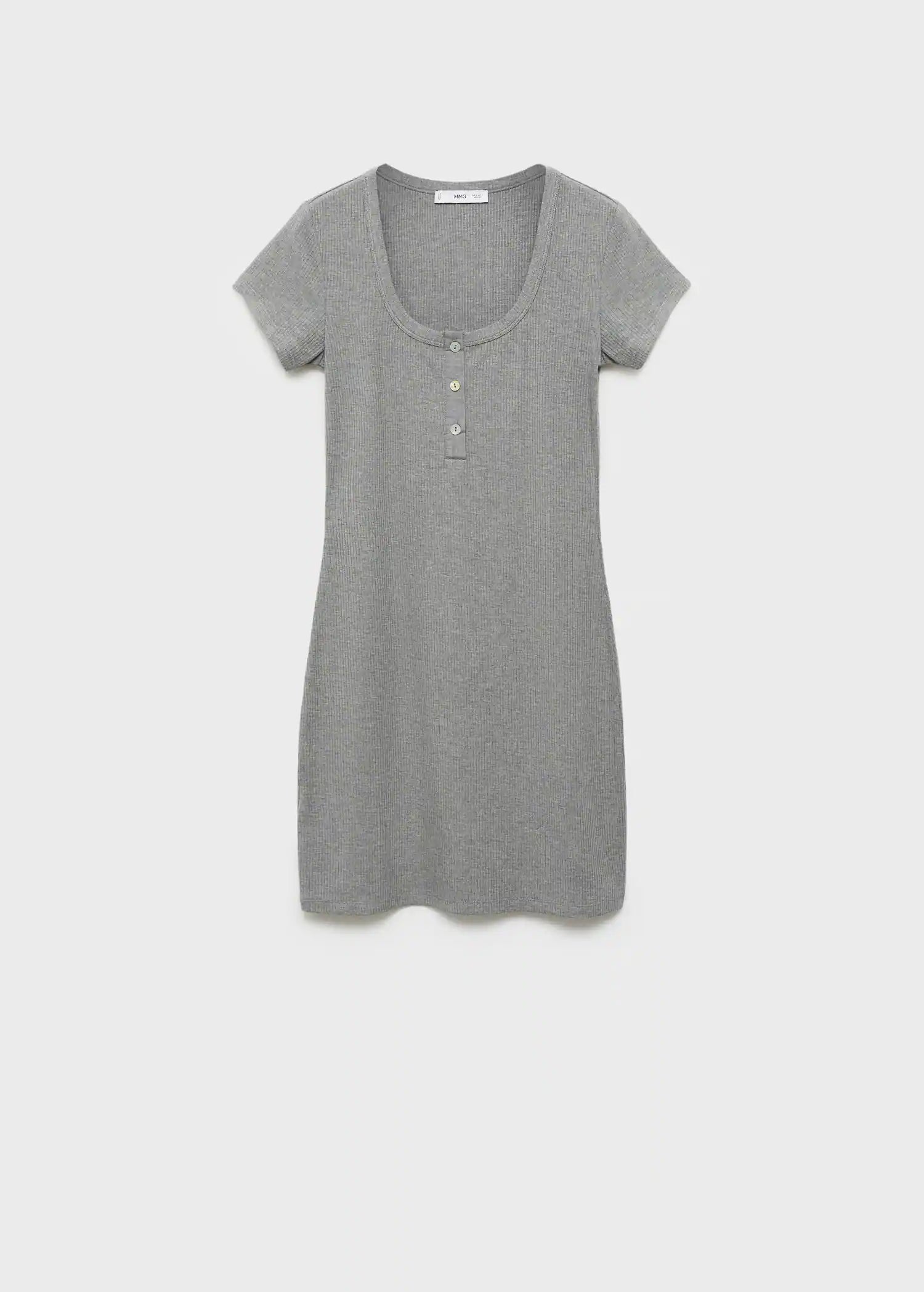 Vestido punto entallado - Mango