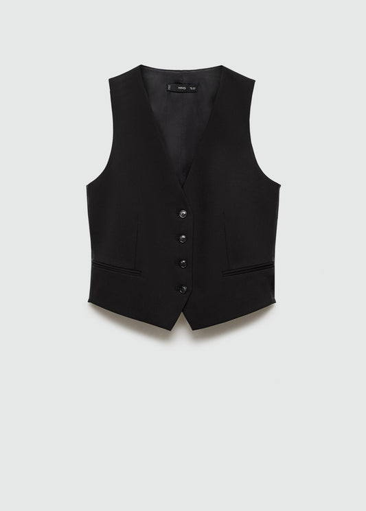Chaleco traje botones