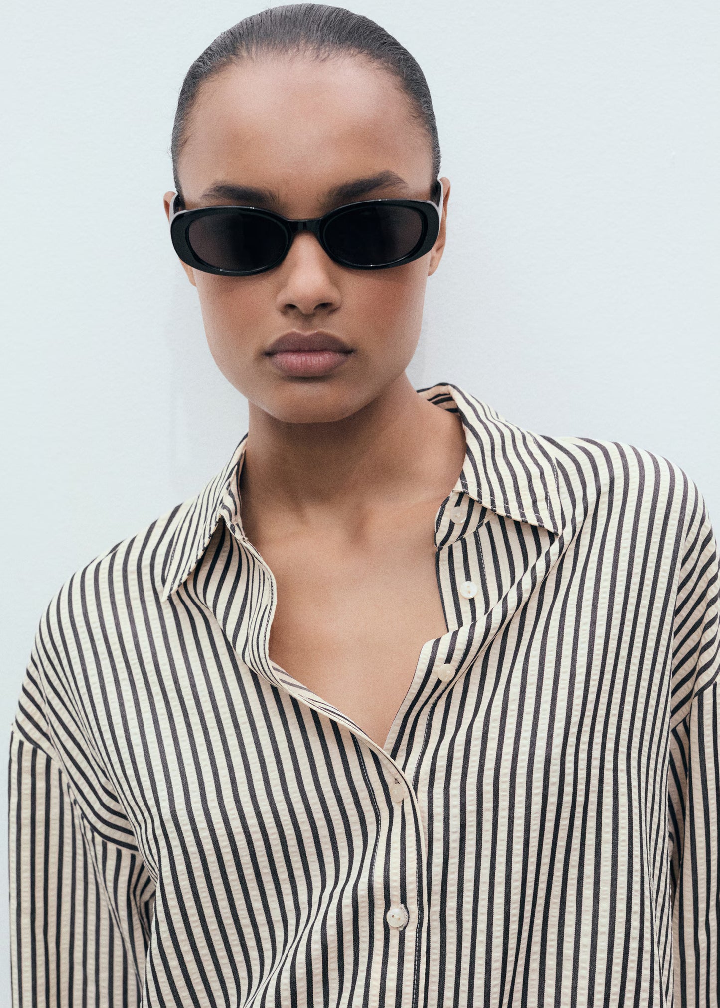 Camisa a rayas textura