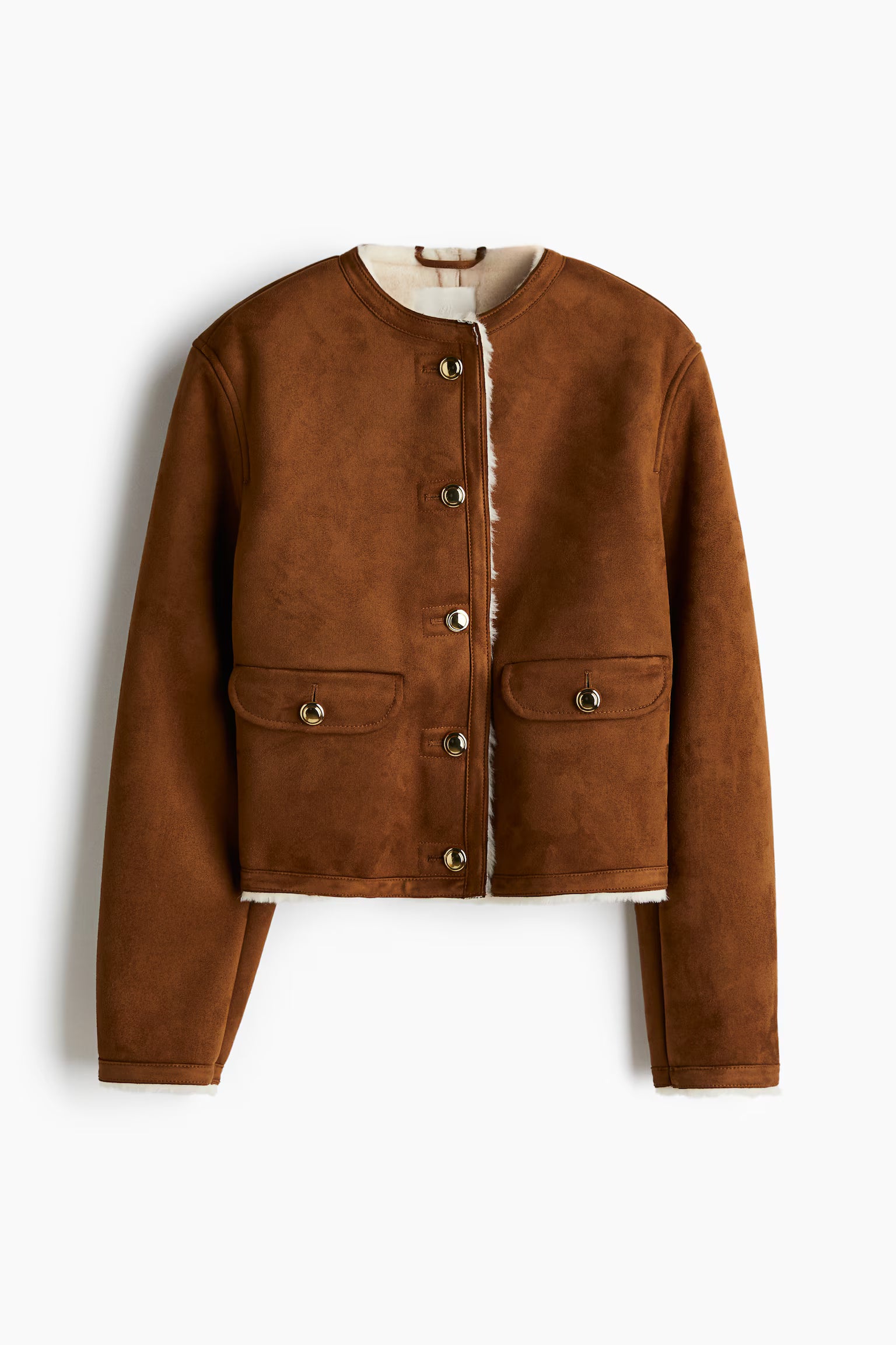 CHAQUETA CON FORRO DE PELUCHE - H&M