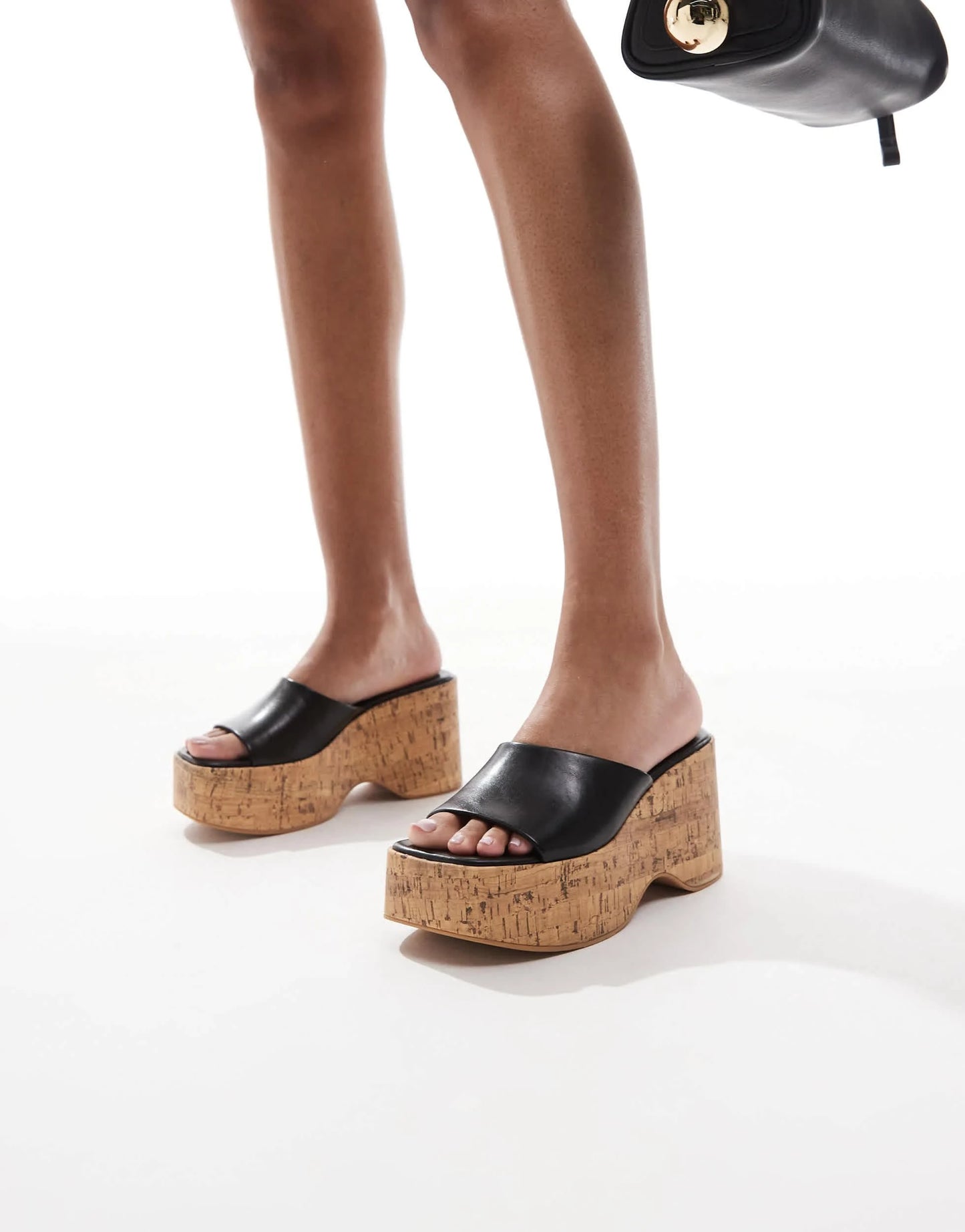 Sandalia plataforma mule