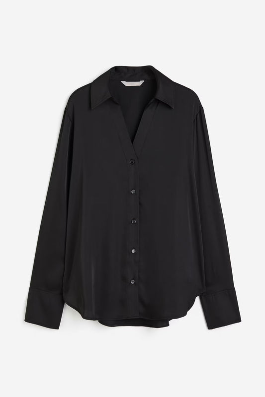 V-neck blouse